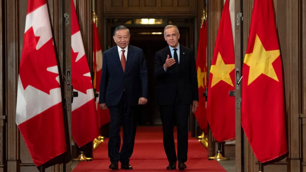 Vietnam Leader Meets Canada Prime Minister Today