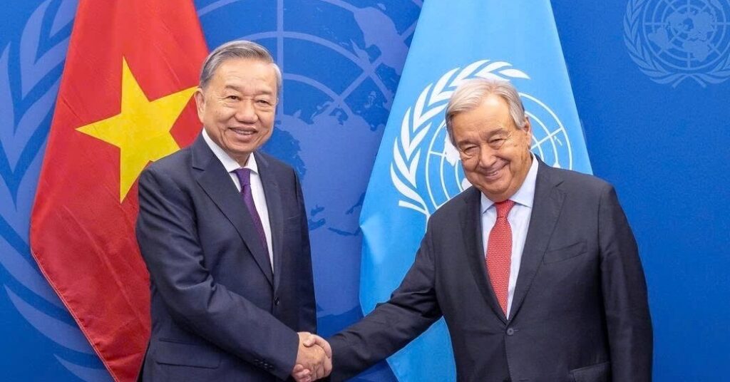 Vietnam Leader Meets UN Chief In New York Today