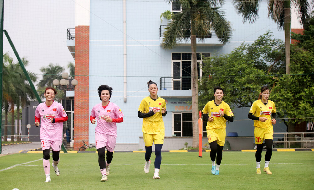 Vietnam Women Train In China For Asian Games Vietnam Women Train In China For Asian Games